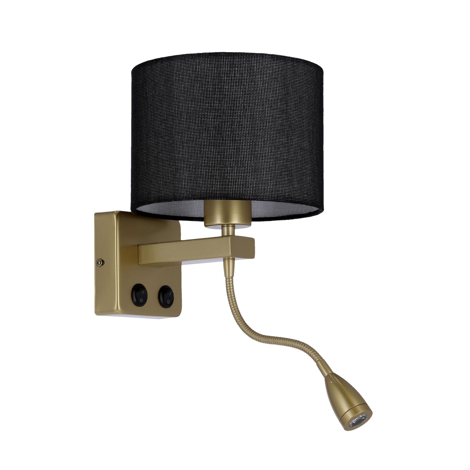 Zidna lampa Polo 2, 1x40W, E27 + 2W, LED