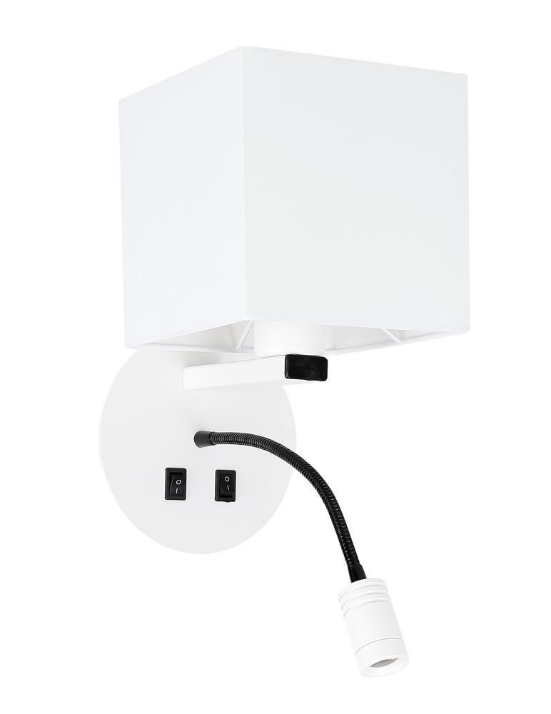 Zidna lampa Magnum 1, 1x40W, E27+3W, LED