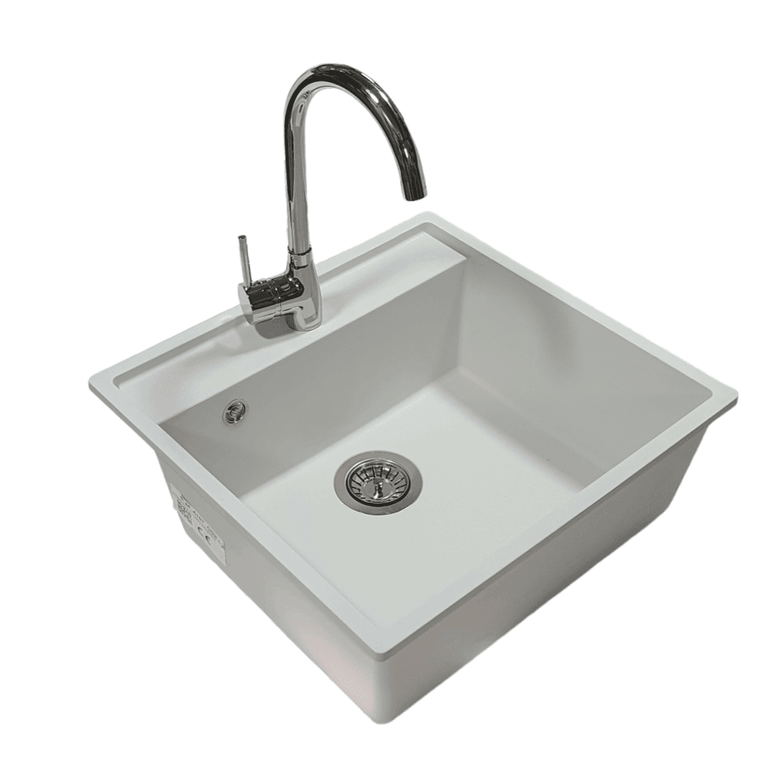 Sudopera sa slavinom Selena, Chrome Swan, Granit