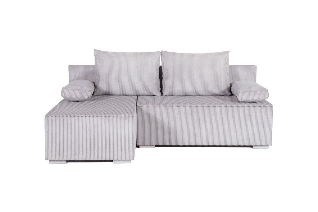 Grantex Line Ugaona garnitura Lena VL, 130x190cm, Svetlosiva