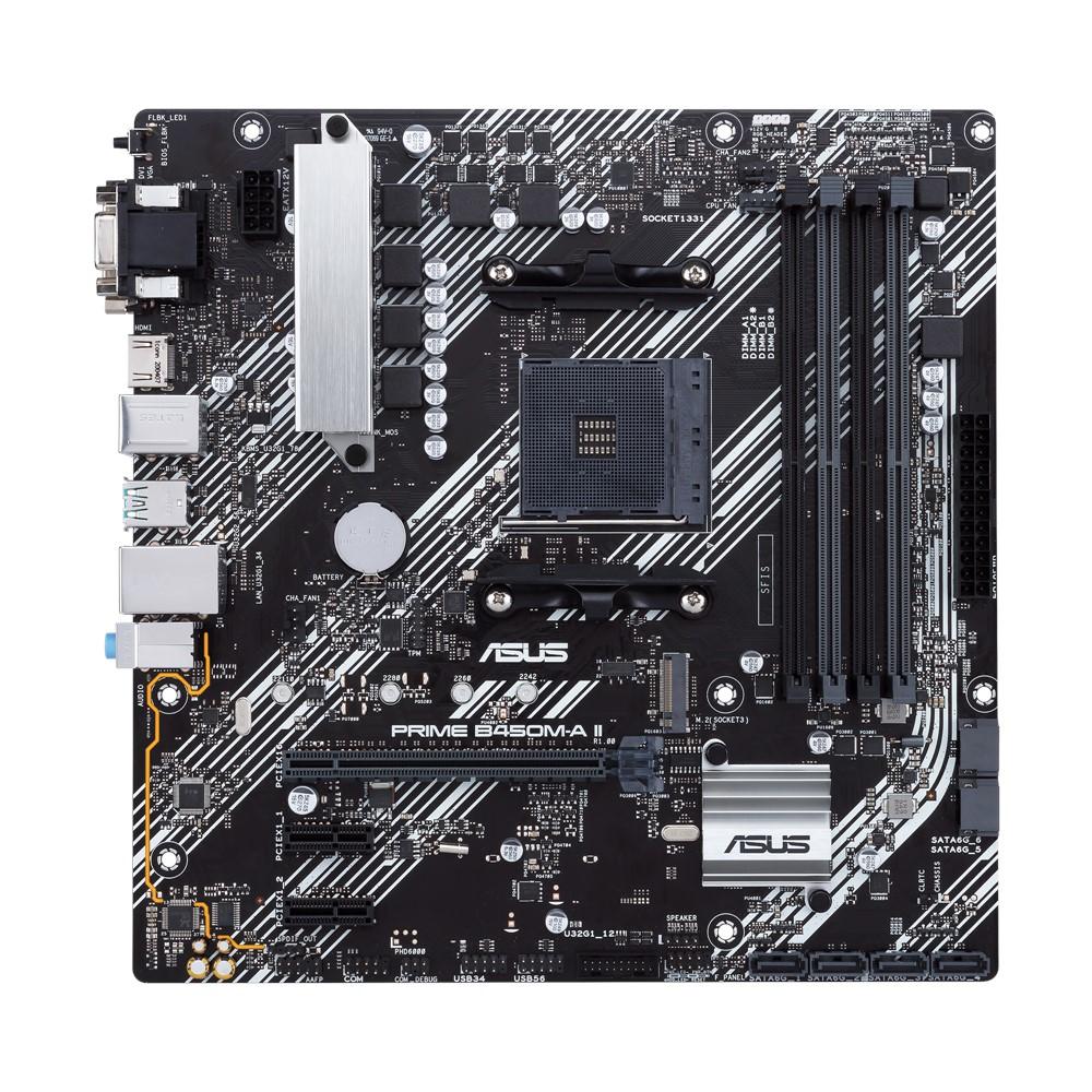 Selected image for ASUS PRIME B450M-A II AMD B450 Socket AM4 mikro ATX