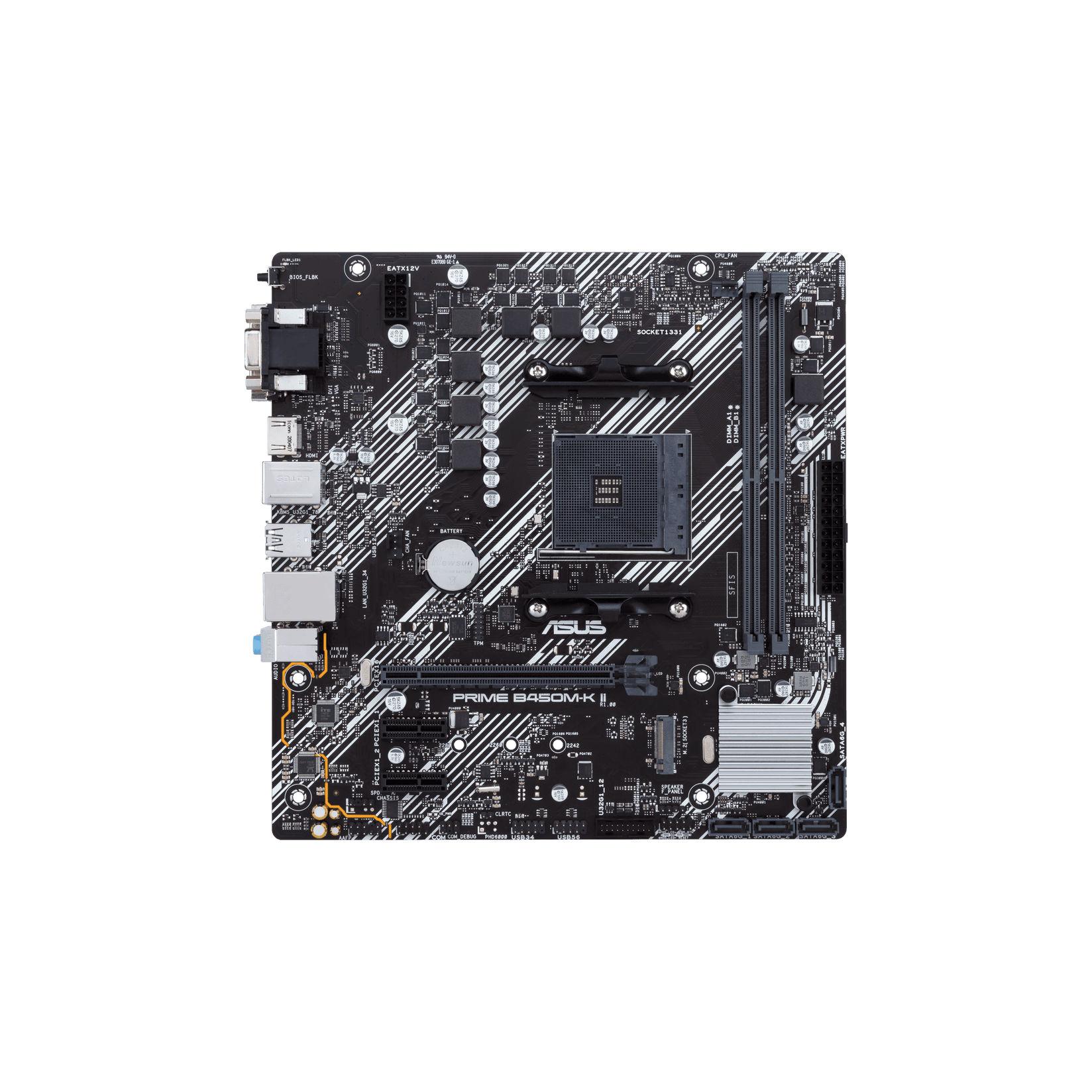 Selected image for ASUS Prime B450M-K II AMD B450 Socket AM4 mikro ATX