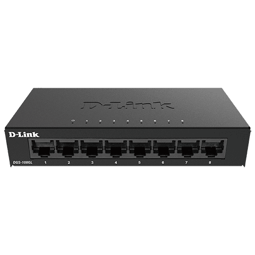 Selected image for D-LINK Switch 8-port 10/100/1000 Unmanaged DGS-108GL/E