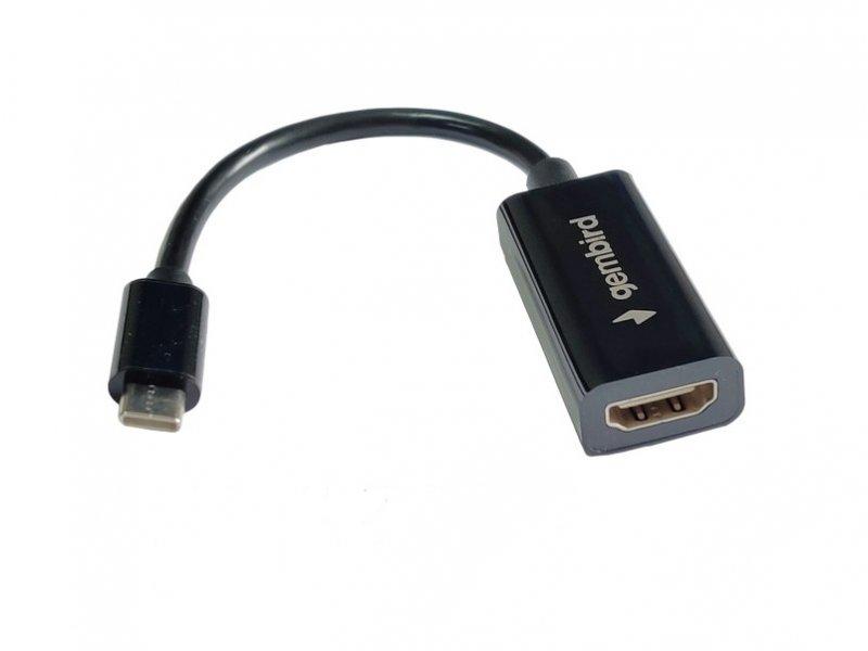 Selected image for GEMBIRD Adapter A-CM-HDMIF-03 ** alt.A-CM-HDMIF-01, A-USB3C-HDMI-01 540 crni