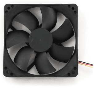 Selected image for Gembird ventilator računarskog kućišta 12 cm Crno