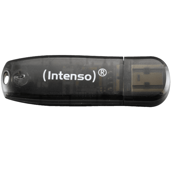 Selected image for INTENSO USB Flash drive 16GB Hi-Speed USB 2.0 Rainbow Line crni