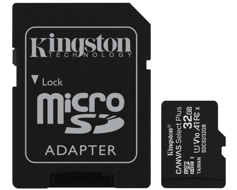 Selected image for Kingston SDCS2/32GB Micro SD HC kartica sa adapterom, 32 GB