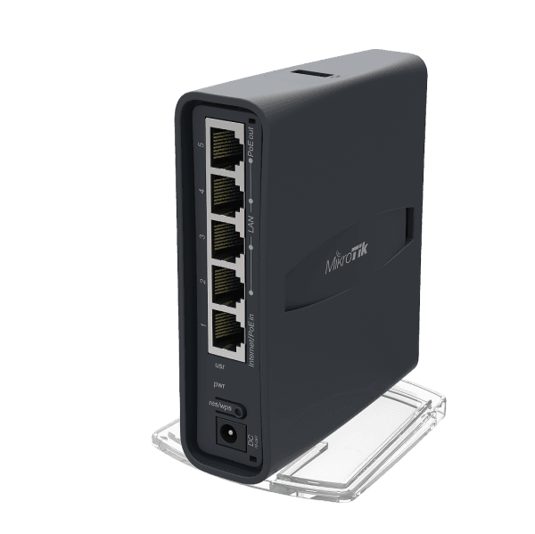 MIKROTIK WiFi ruter RB952Ui-5ac2nD-TC 2.4/5GHz AP, 802.11ac, 5-PORT, PoE-out na port-u 5, USB za 3G/4G 402