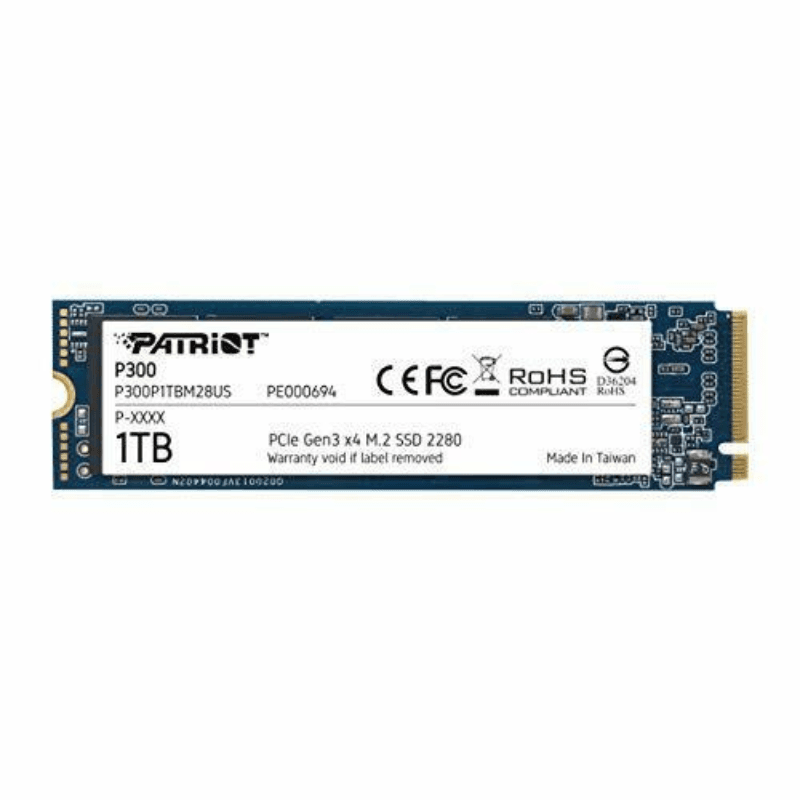 Selected image for PATRIOT M.2 NVMe 1TB P300 2100 MB/s/1650 MB/s P300P1TBM28