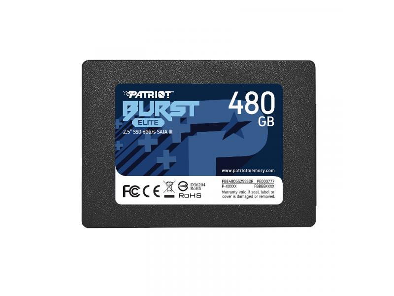Patriot Burst Elite SSD, 450 GB, 2.5 SATA3 6 GB/s