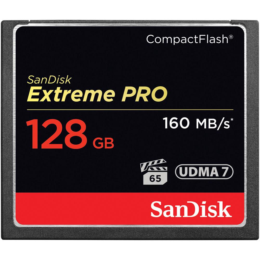 Selected image for SANDISK Memorijska kartica Extreme Pro CF 160MB/s 128 GB VPG 65, UDMA 7