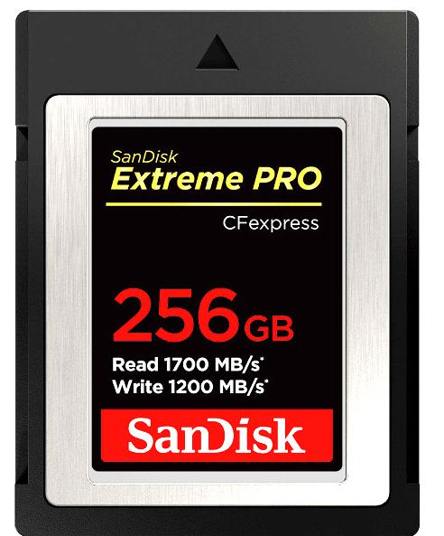 SANDISK Memorijska kartica Extreme Pro CFexpress Card Type B, 256GB, 1700MB/s Read, 1200MB/s Write