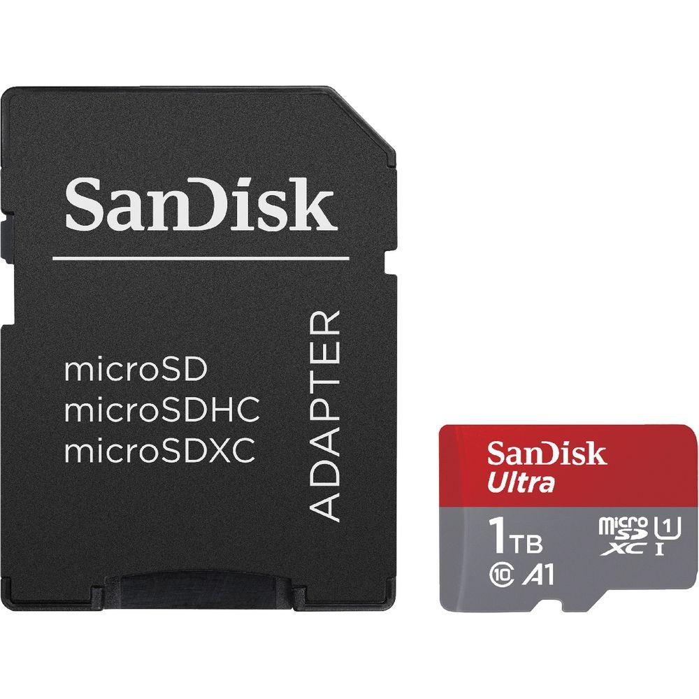 Selected image for SANDISK Memorijska kartica Ultra microSDXC 1TB + SD Adapter 120MB/s  A1 Class 10 UHS-I