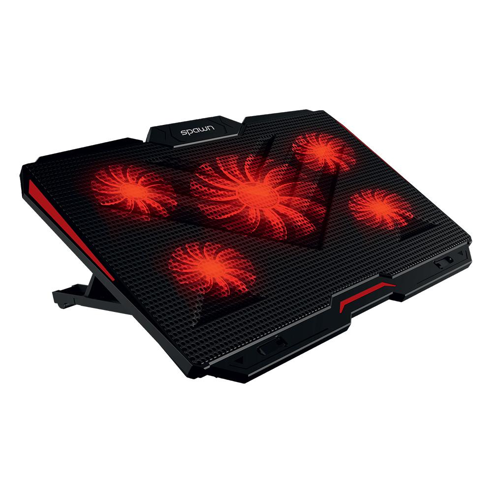 Selected image for SPAWN Kuler za laptop Perun Notebook Pad crno-crveni