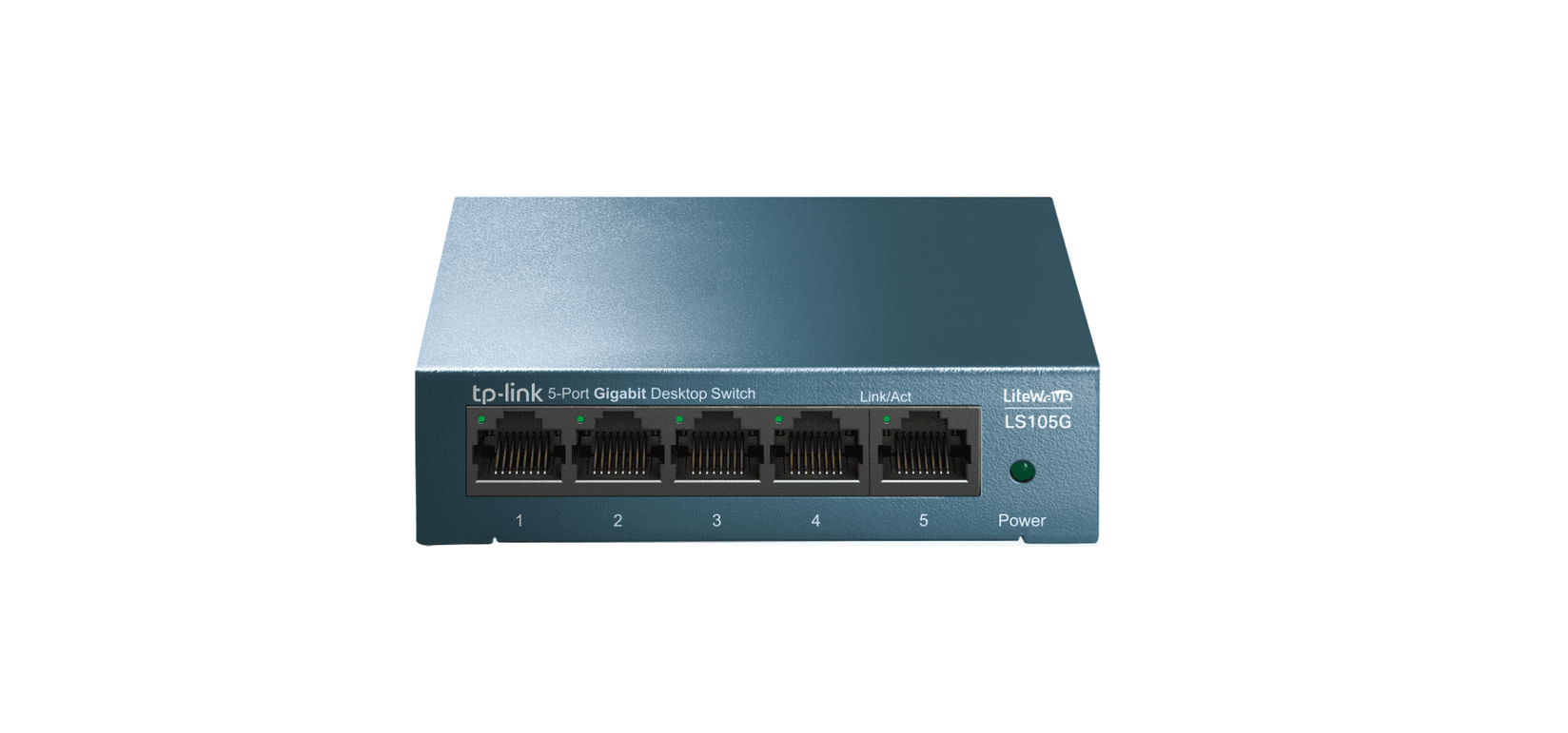 Selected image for TP-LINK Switch LS105G LiteWave Gigabit 5xRJ-45/10/100/1000Mbps/metalno kućište plavi