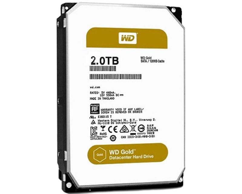 WD Hard disk 2TB 3.5" SATA III 128MB 7.200 WD2005FBYZ