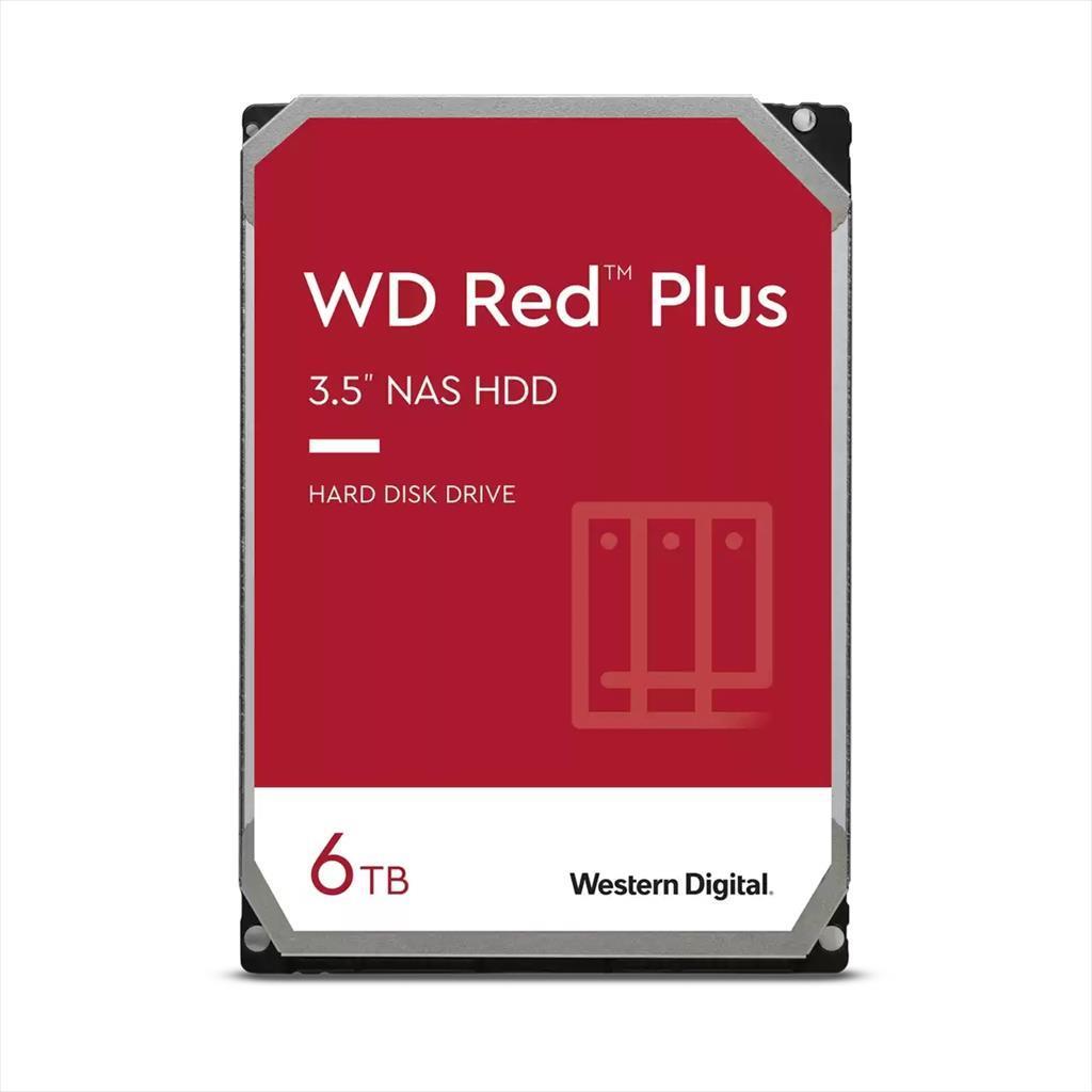 VESTERN DIGITAL Hdd hard disk 3.5" 6tb vd red plus nas 5400rpm