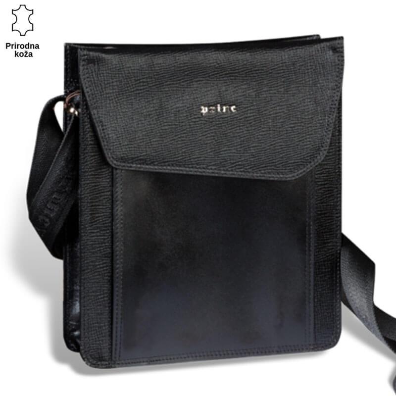 Princ Leather Muška kožna torba Cross Luxury, Crna