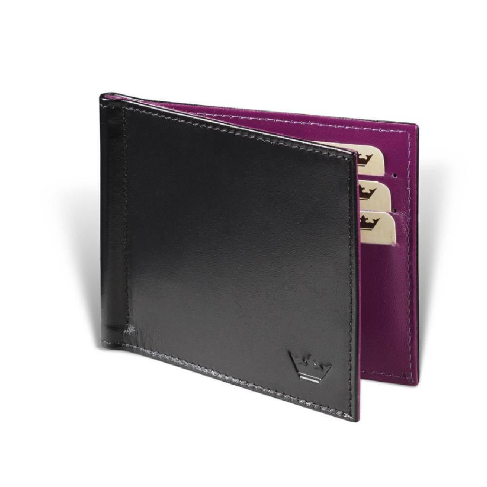 Princ Leather Novčanik Pop Art, Crno-ljubičasti