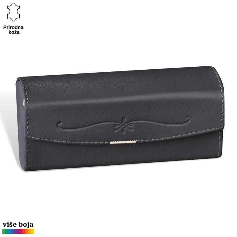 Princ Leather Futrola za naočare, Siva