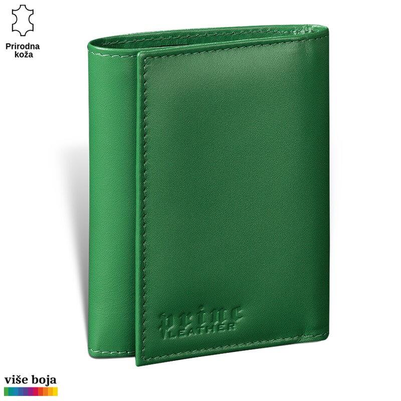 Princ Leather Ženski novčanik Beta, Kožni, Zelena