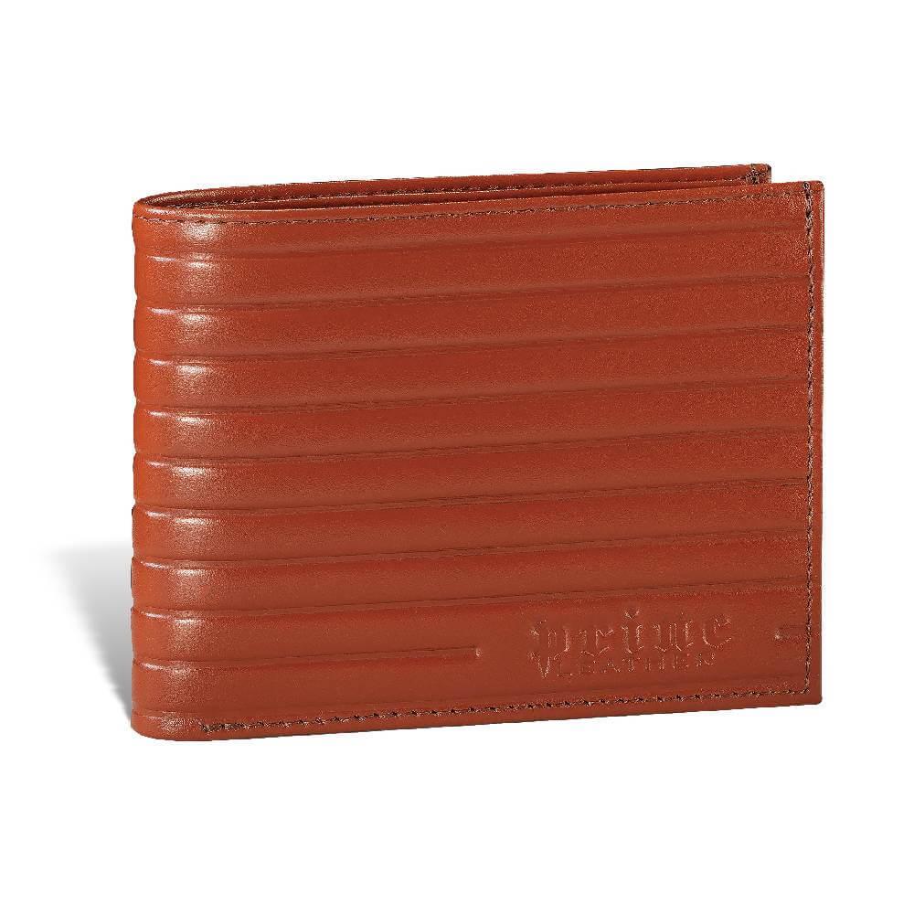 Princ Leather Muški novčanik, Braon