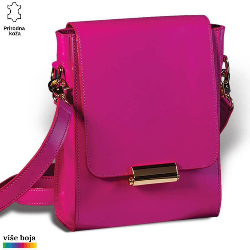 Princ Leather Ženska torba Exit, Kožna, Roze