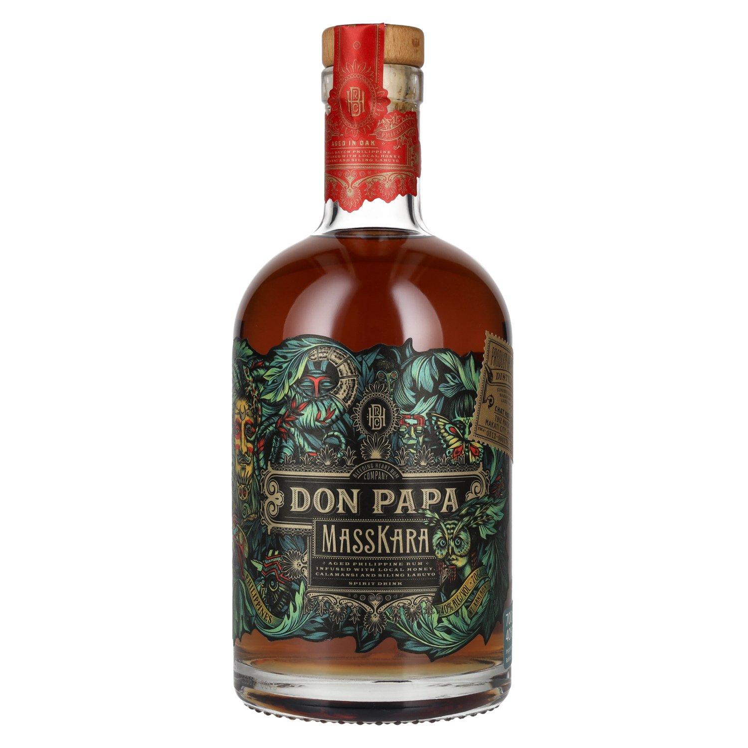 DON PAPA Rum Maskkara alk. 40%, 0.7 l