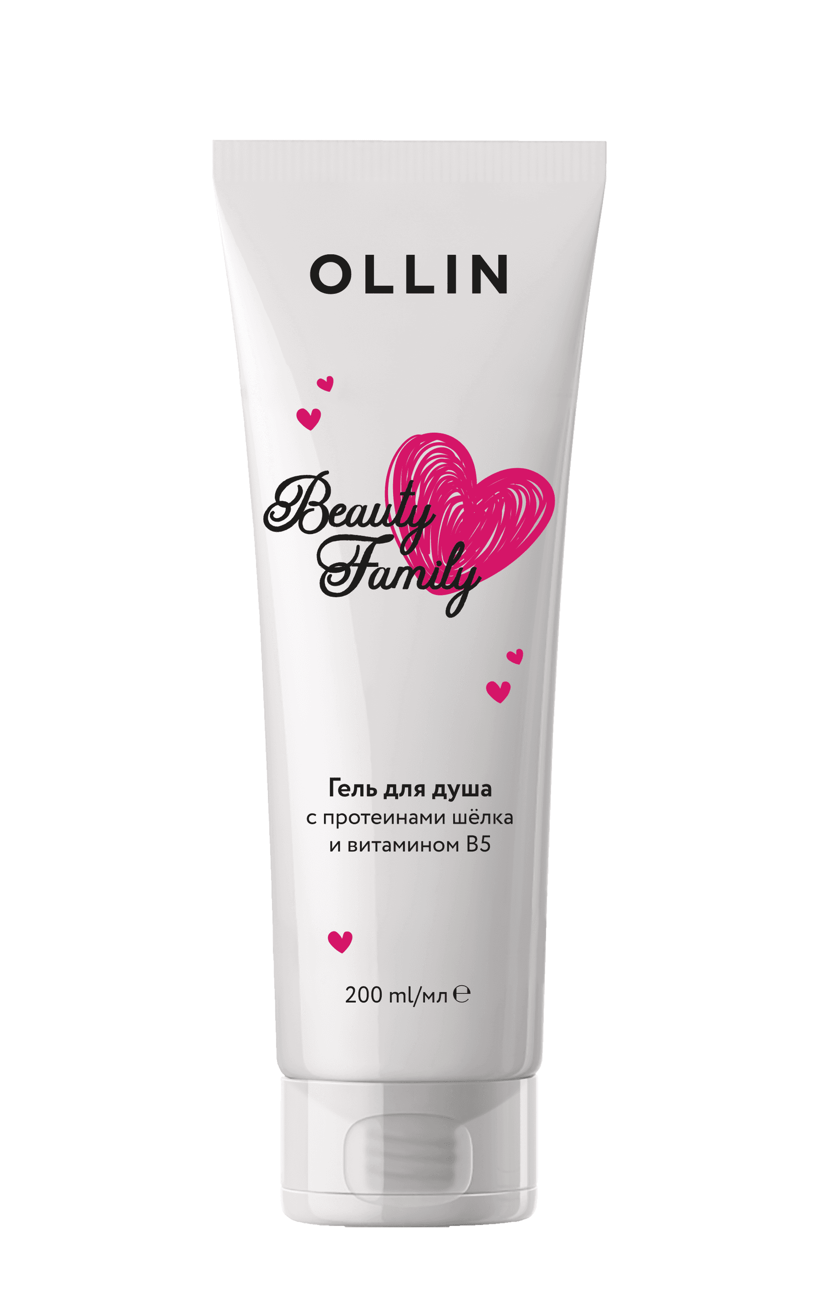 Ollin Professional Gel za tuširanje sa proteinima svile i vitaminom B5 Beauty Family
