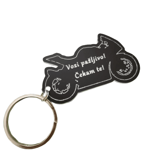 Happy Pumpkin P221 Privezak za ključeve, Crni