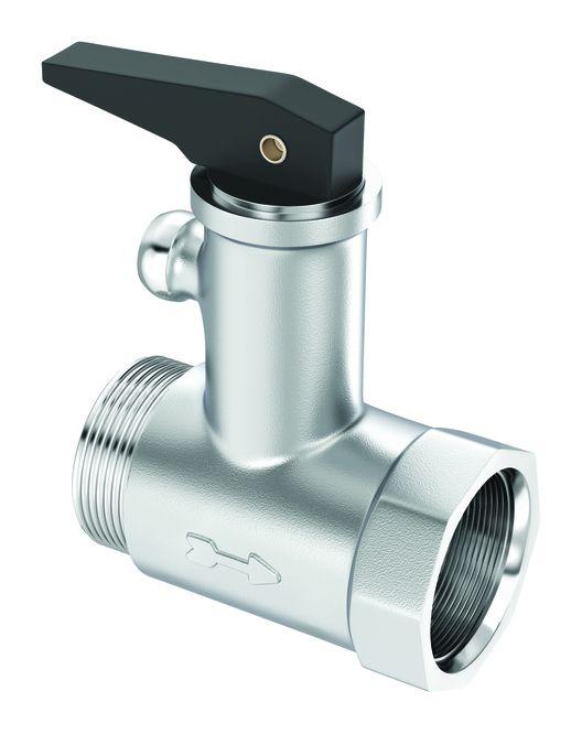 Selected image for AQUASAN Sigurnosni ventil za bojler sa ručkom 1/2"