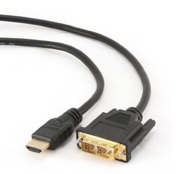 Gembird HDMI/DVI, M/M kabl 3m Crno