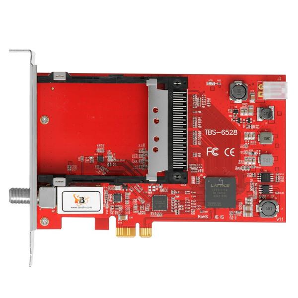 Selected image for TBS PCIe kartica TBS6281SE DVB-T2/T/C TV Tjuner crvena