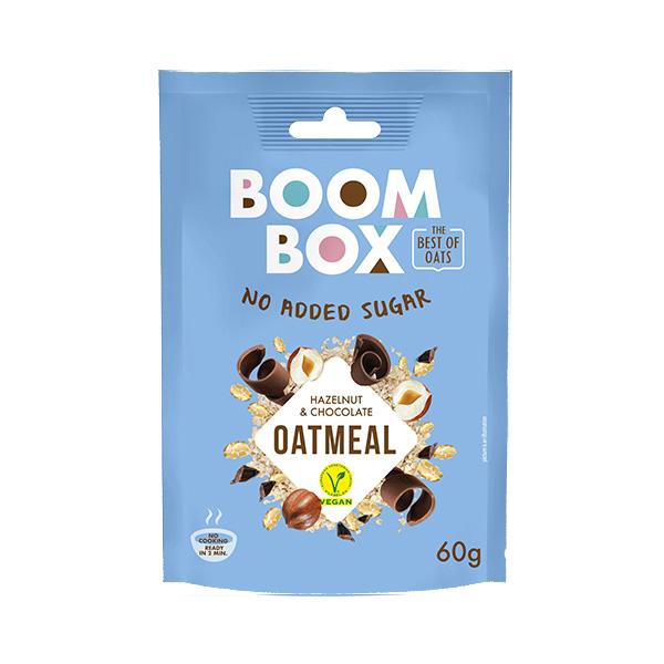 Boom Box Ovsena kaša, Lešnik i čokolada, 60g