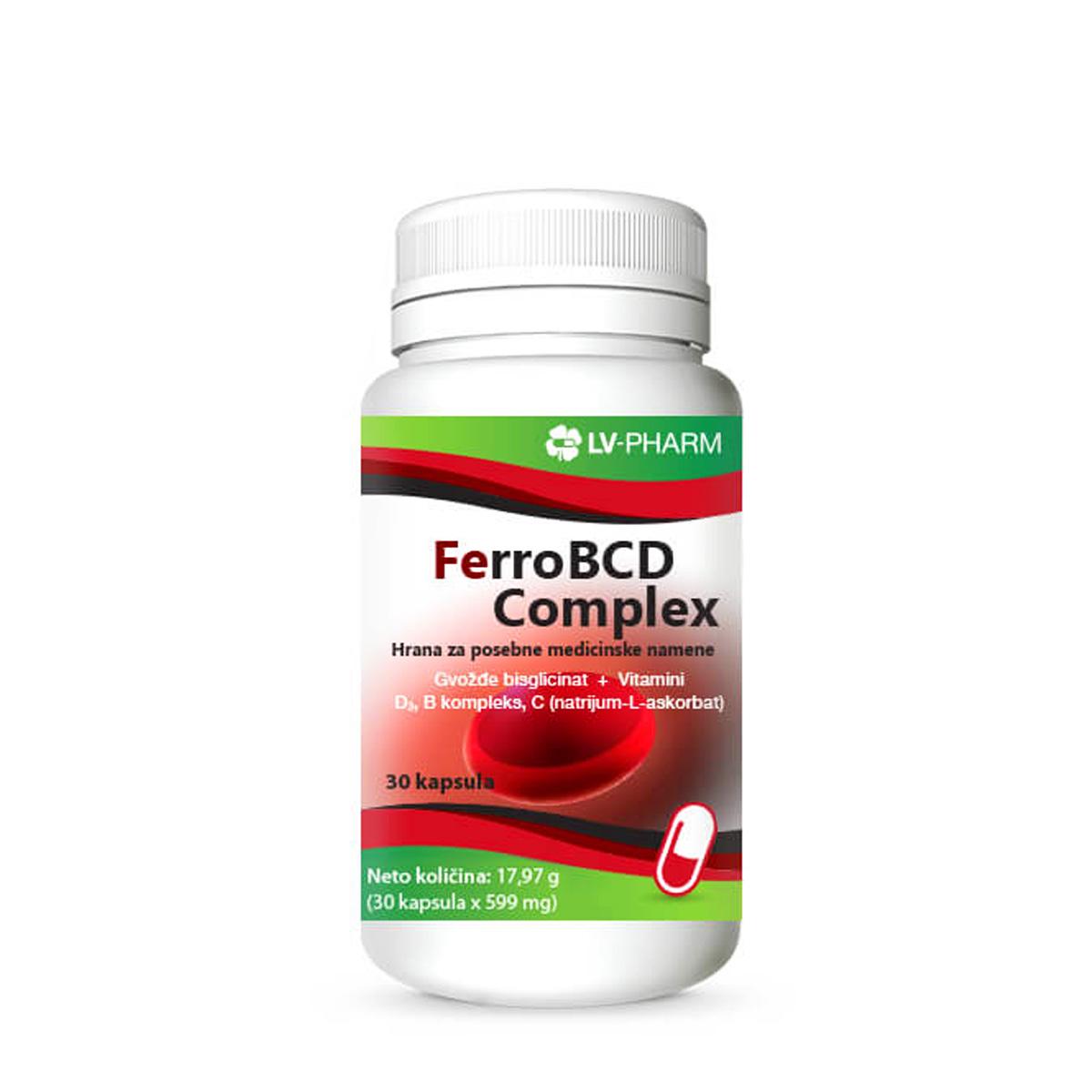 Selected image for FerroBCD Complex 30mg kapsule 30/1