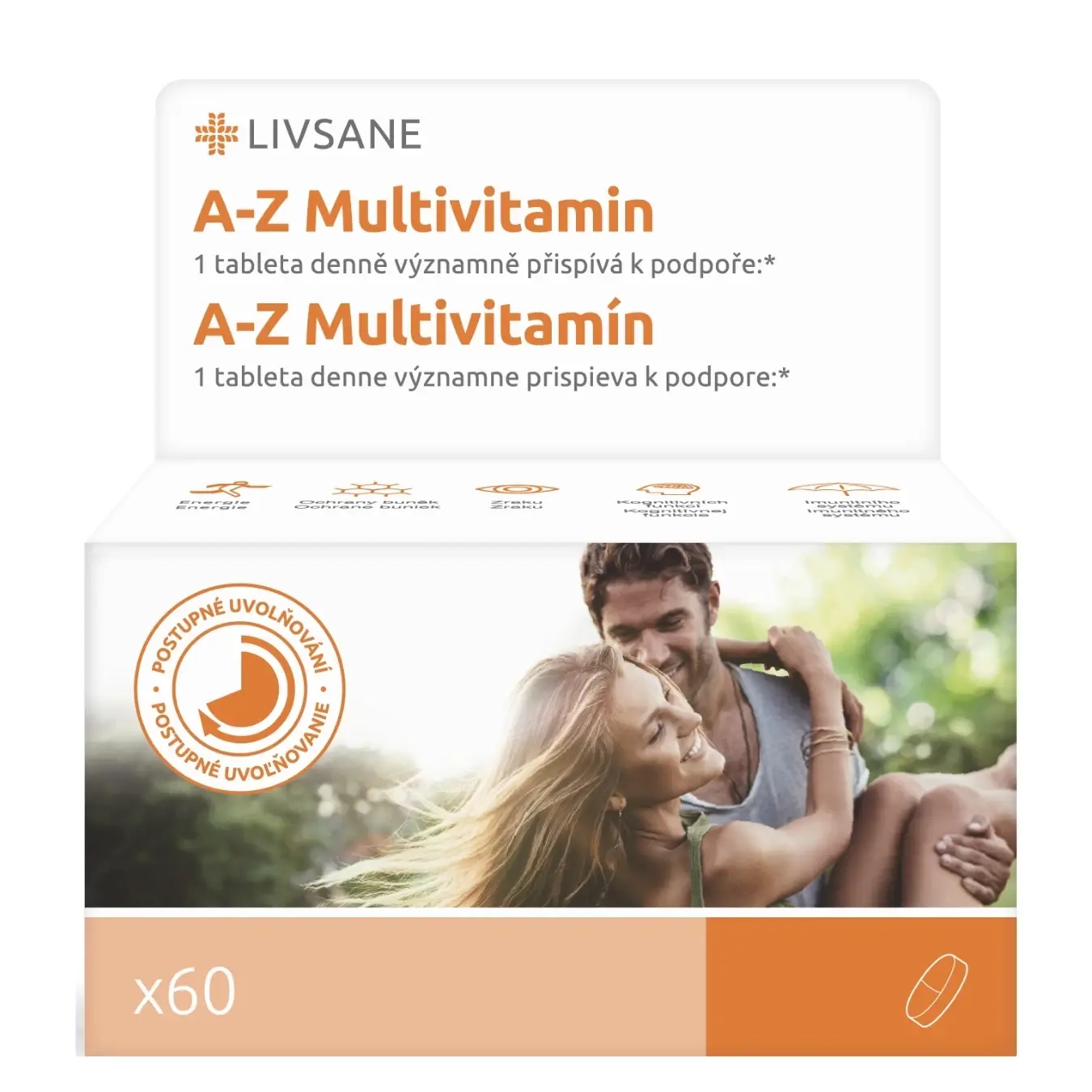LIVSANE A-z multivitamin depo tablete k 60