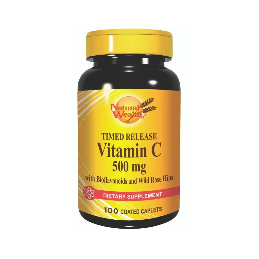 Selected image for NATURAL WEALTH Vitamin C 500 sa postepenim otpuštanjem 100/1
