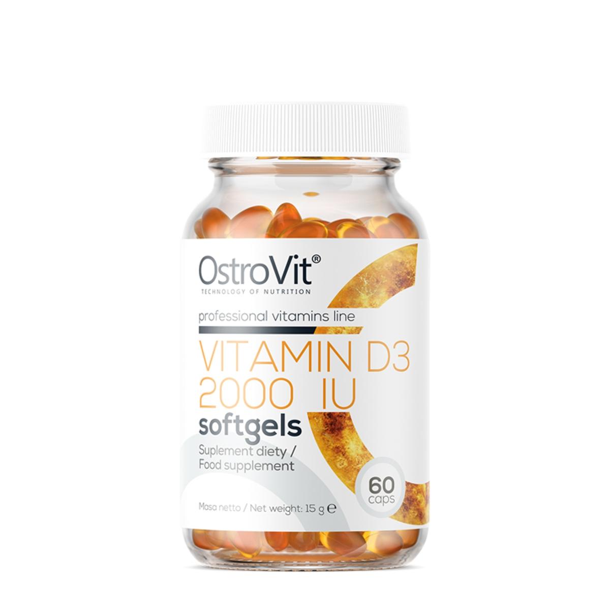 Selected image for OSTROVIT Vitamin D3 2000IU 60 gel kapsula