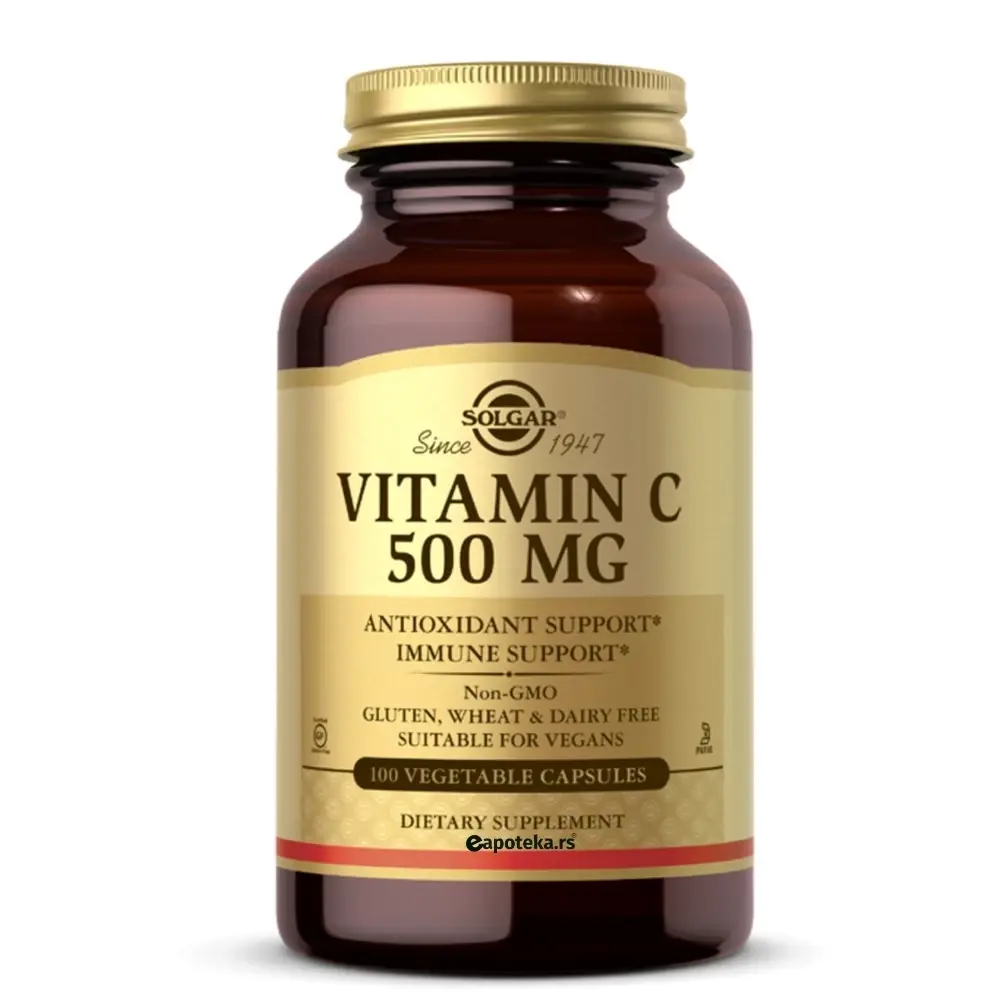 Selected image for SOLGAR Vitamin C 500 mg A100