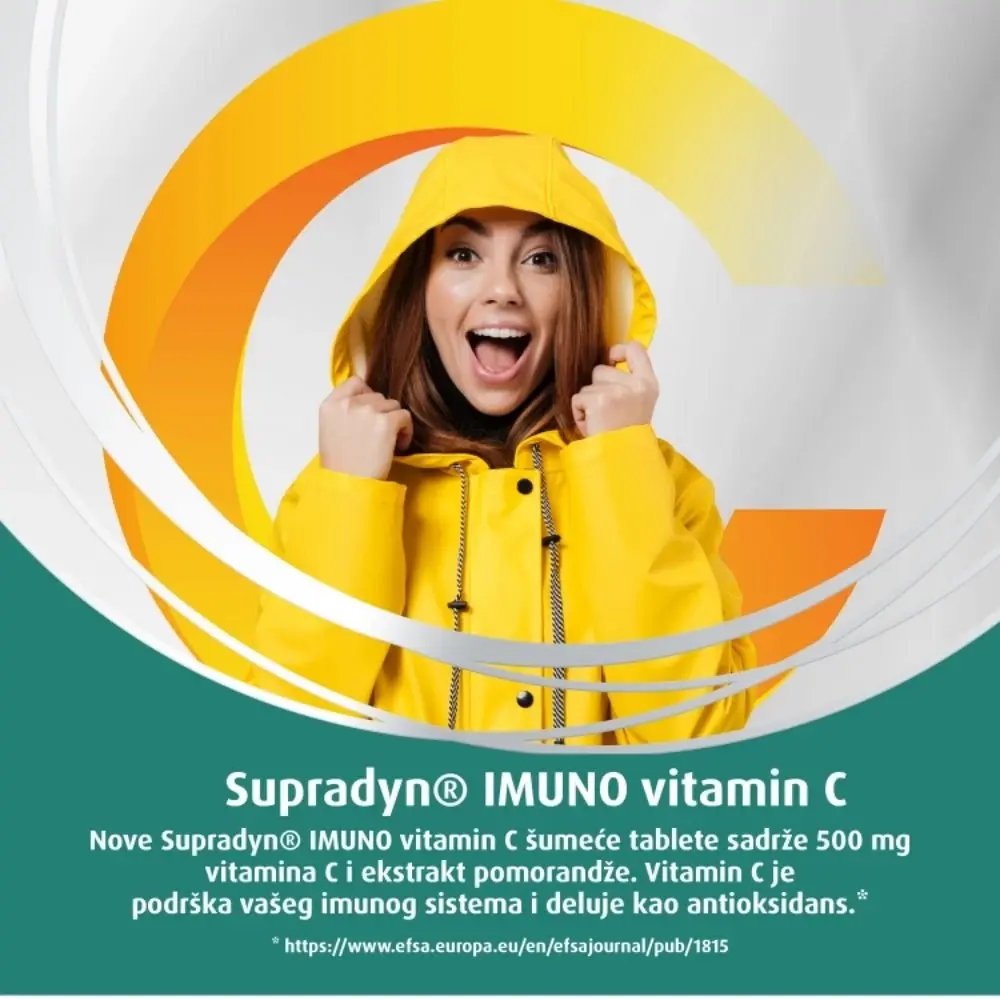 Selected image for SUPRADYN® IMUNO Vitamin C 500 Šumeće Tablete 20