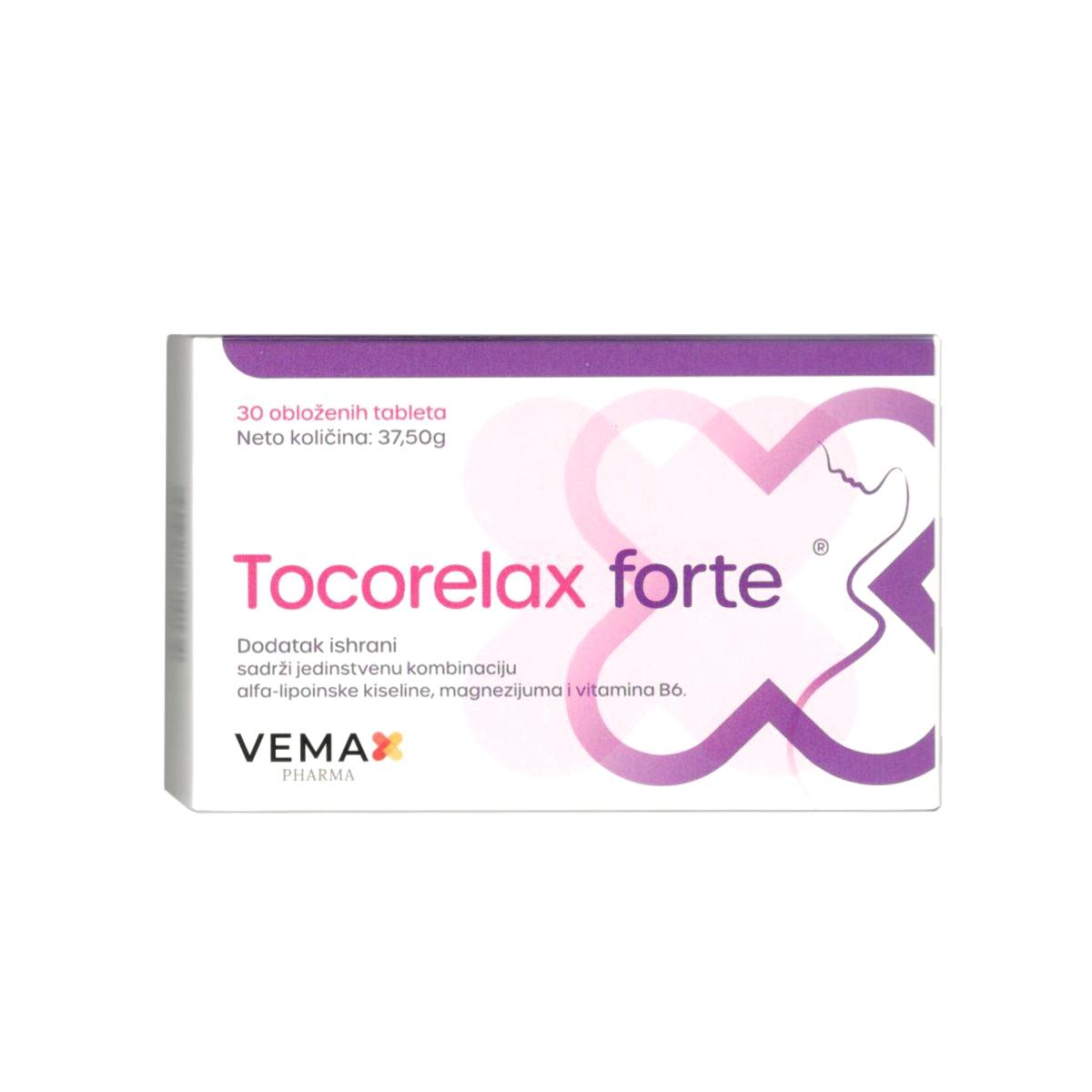 Tocorelax forte tablete 30/1