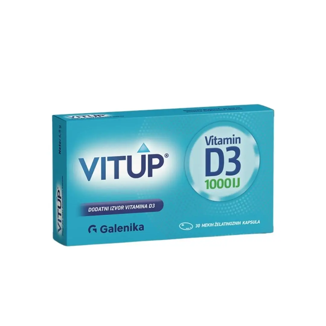 Selected image for VITUP® Vitamin D3 1000 IJ 30 Kapsula