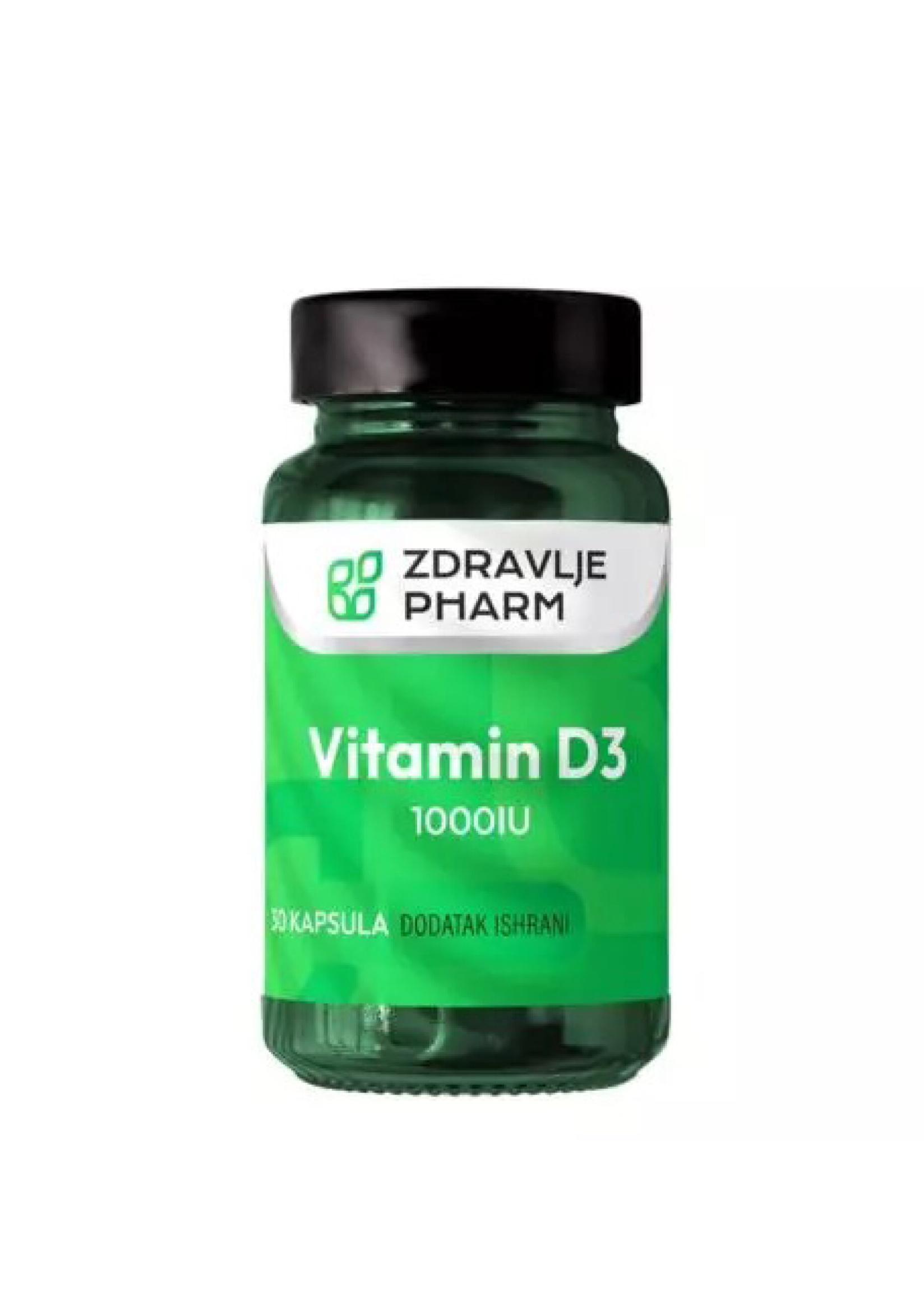 ZDRAVLJE PHARM Vitamin D3 1000 IU