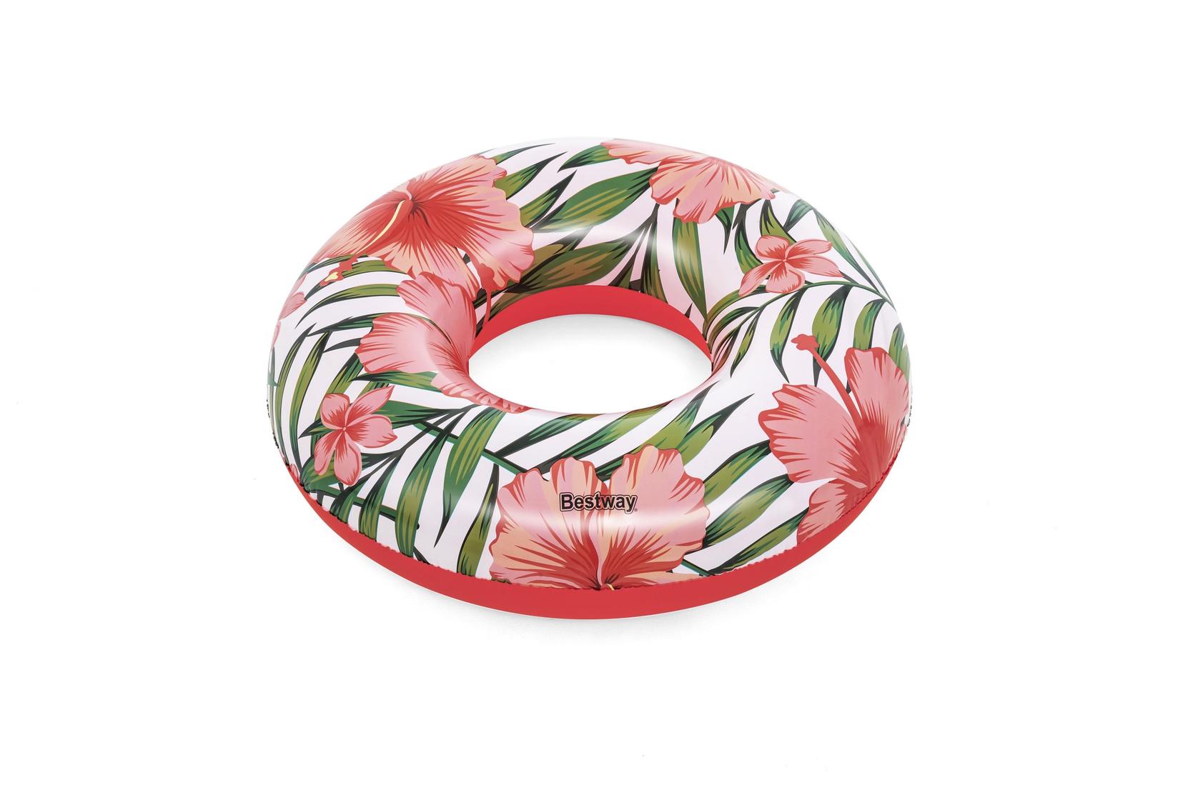 Bestway Guma za plivanje Tropical Palms, Roze
