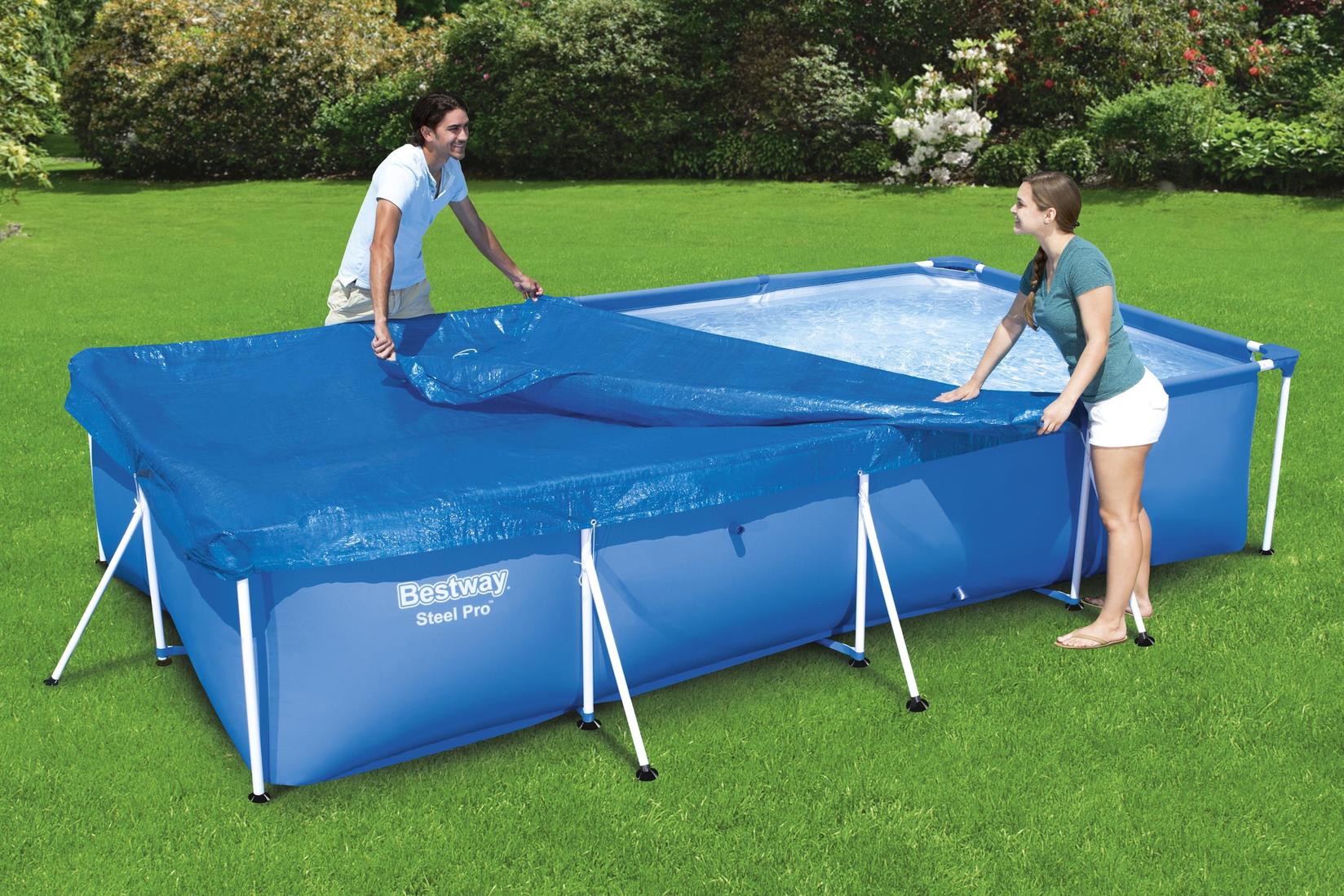 Bestway Pokrivač za bazen, 400x211x81 cm, Plavi