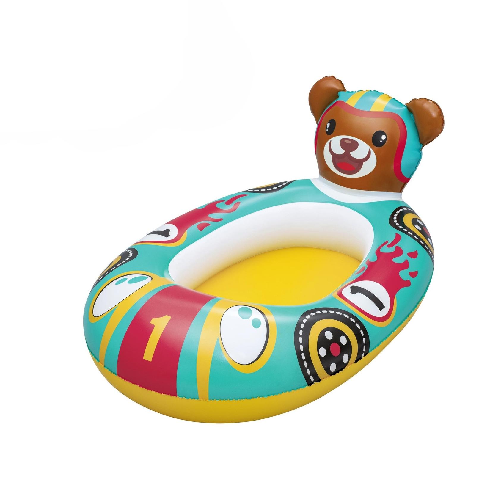 Bestway Čamac za bebe Splash Buddy Medved, 109x 69 cm, Zeleni