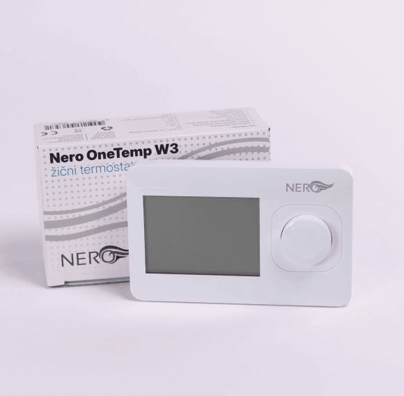 Nero Sobni žičani termostat W3, Dnevni, Beli