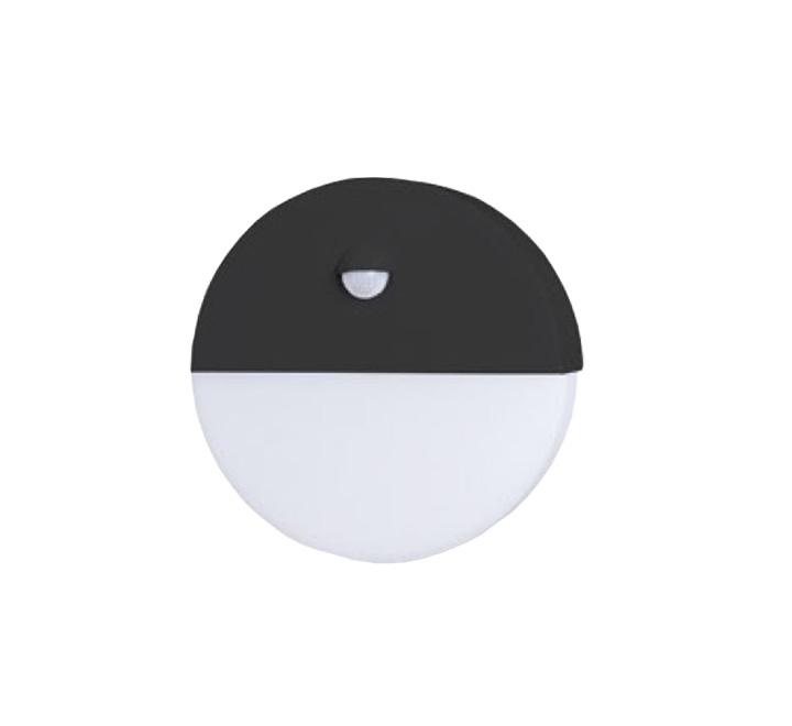 Selected image for Baštenska zidna LED lampa sa senzorom St55 crno-bela