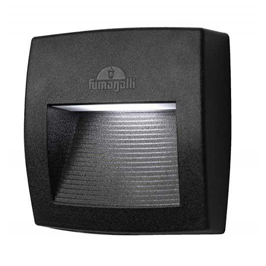 FUMAGALLI LORENZA 150 CCT Zidna lampa IP55 R7s + LED sijalica 3.5W 2700K/4000K/6500K crna