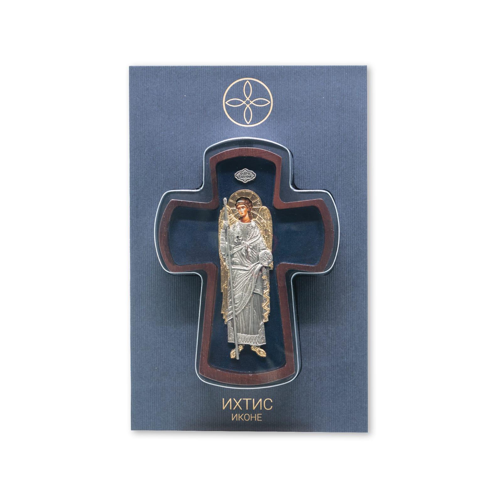 Selected image for Ikona krst Sveti Arhangel Gavrilo, 93x150x22mm